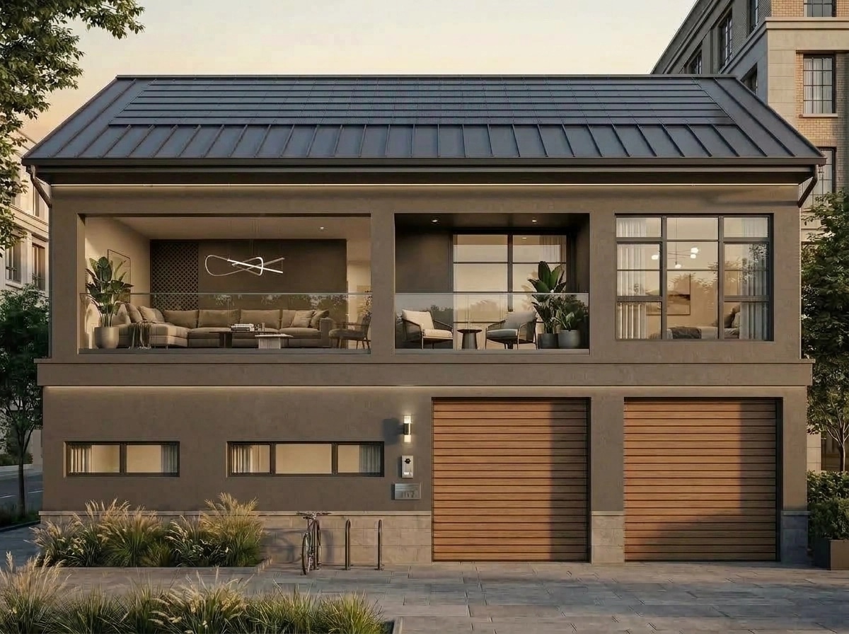 Contemporary Facade Facade design — facade photo by GenRoom AI