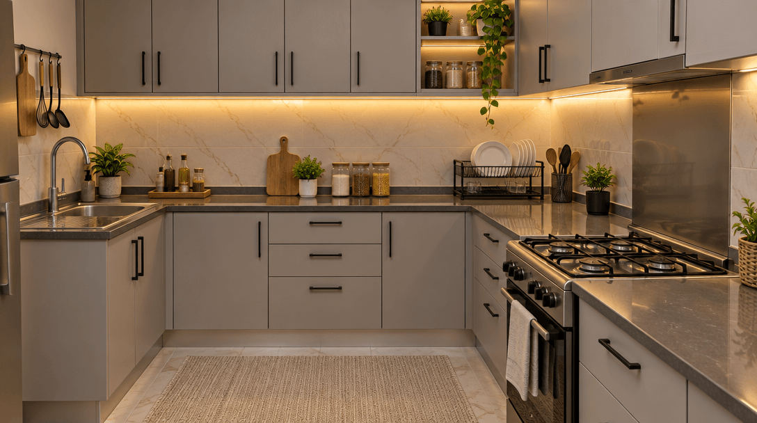 Kitchen interior in no_style style — photo by GenRoom AI