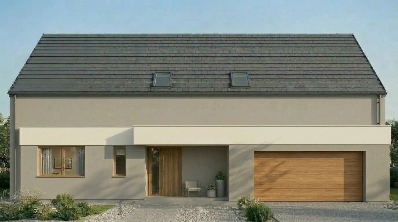 Scandinavian Facade Facade design — facade photo by GenRoom AI