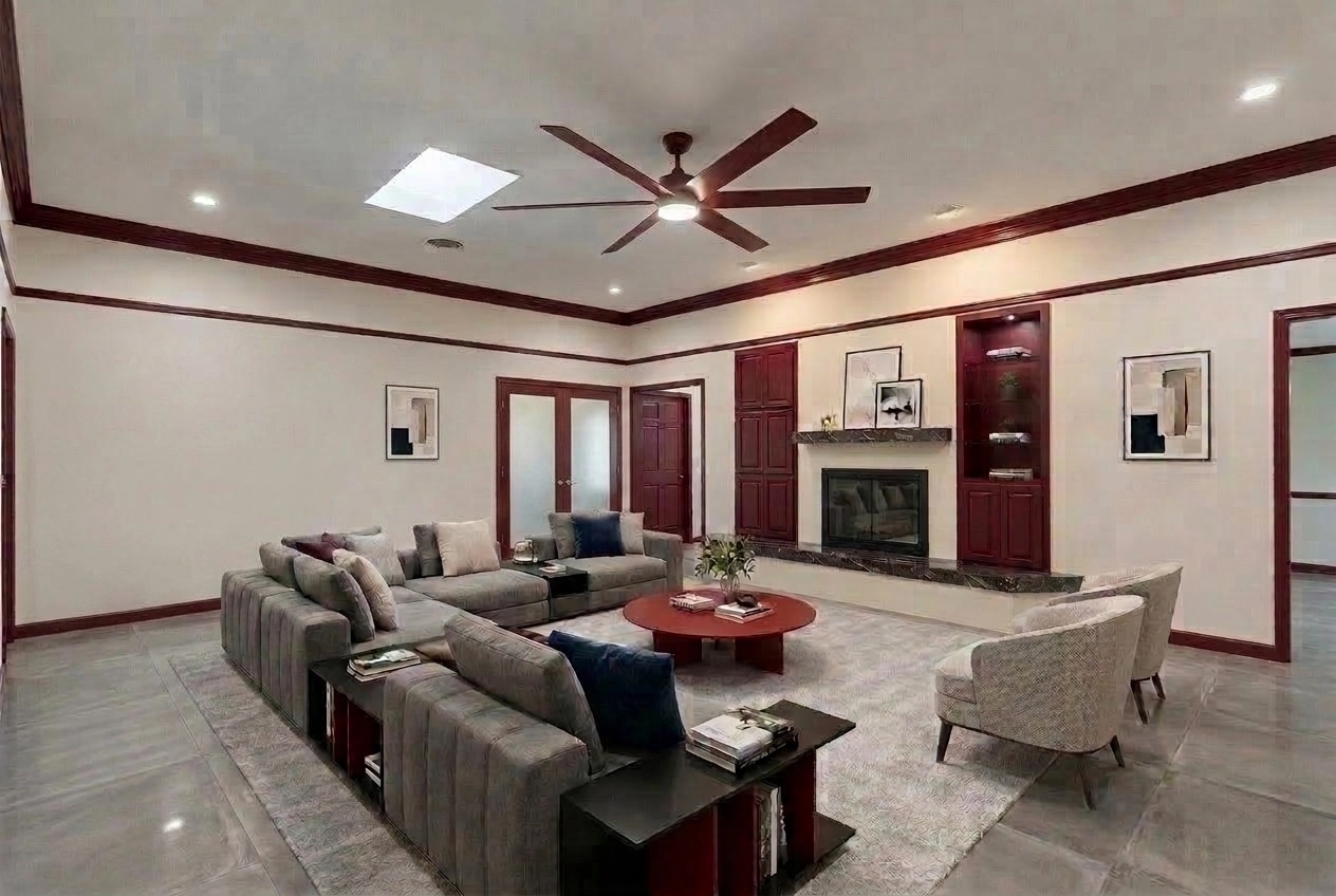 Interior design in Contemporary style — Living Room by GenRoom AI