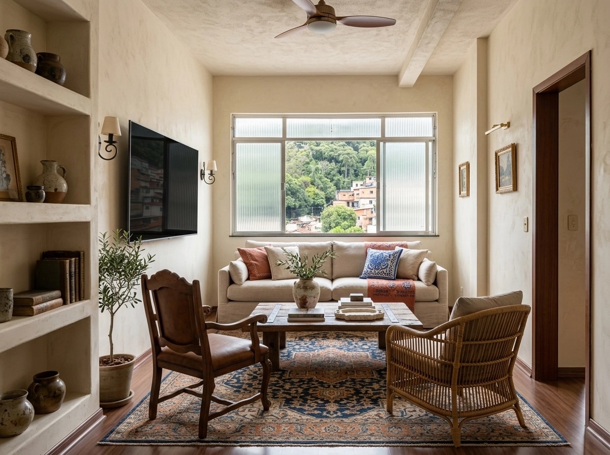 Interior design in Mediterranean style — Living Room by GenRoom AI