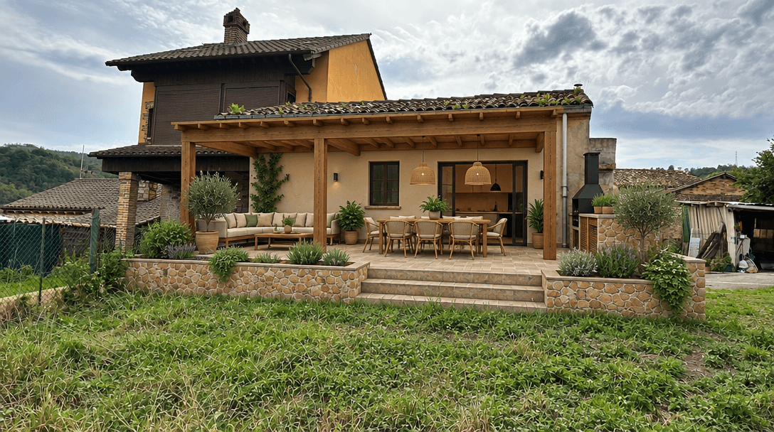 Yard design in no_style style — photo by GenRoom AI