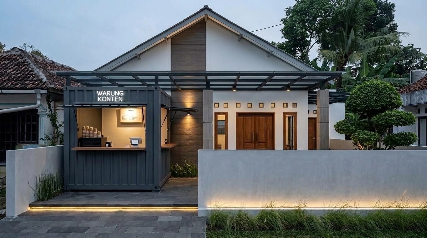 Minimalist Facade Facade design — facade photo by GenRoom AI