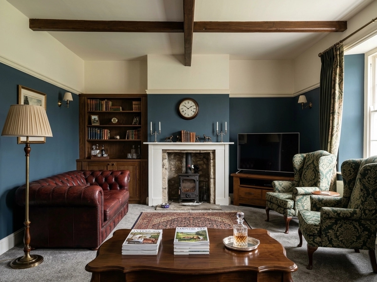 Interior design in British style — Living Room by GenRoom AI