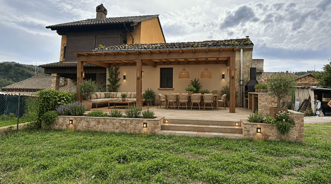Yard design in no_style style — photo by GenRoom AI