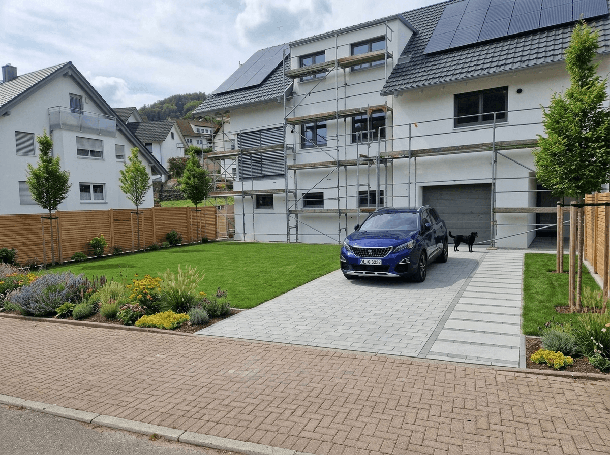 Landscape design in German Garden style — Yard by GenRoom AI