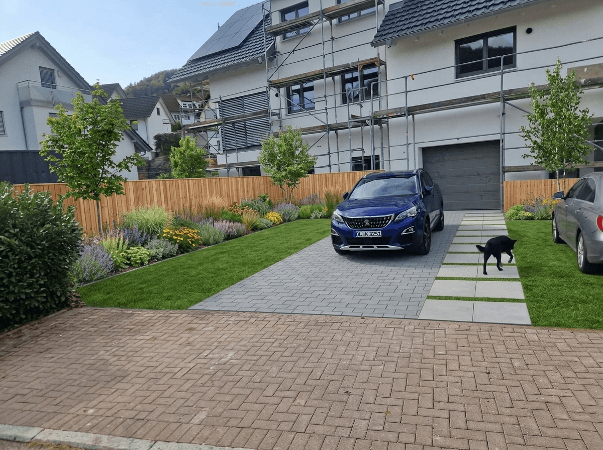Yard design in Contemporary Yard style — photo by GenRoom AI
