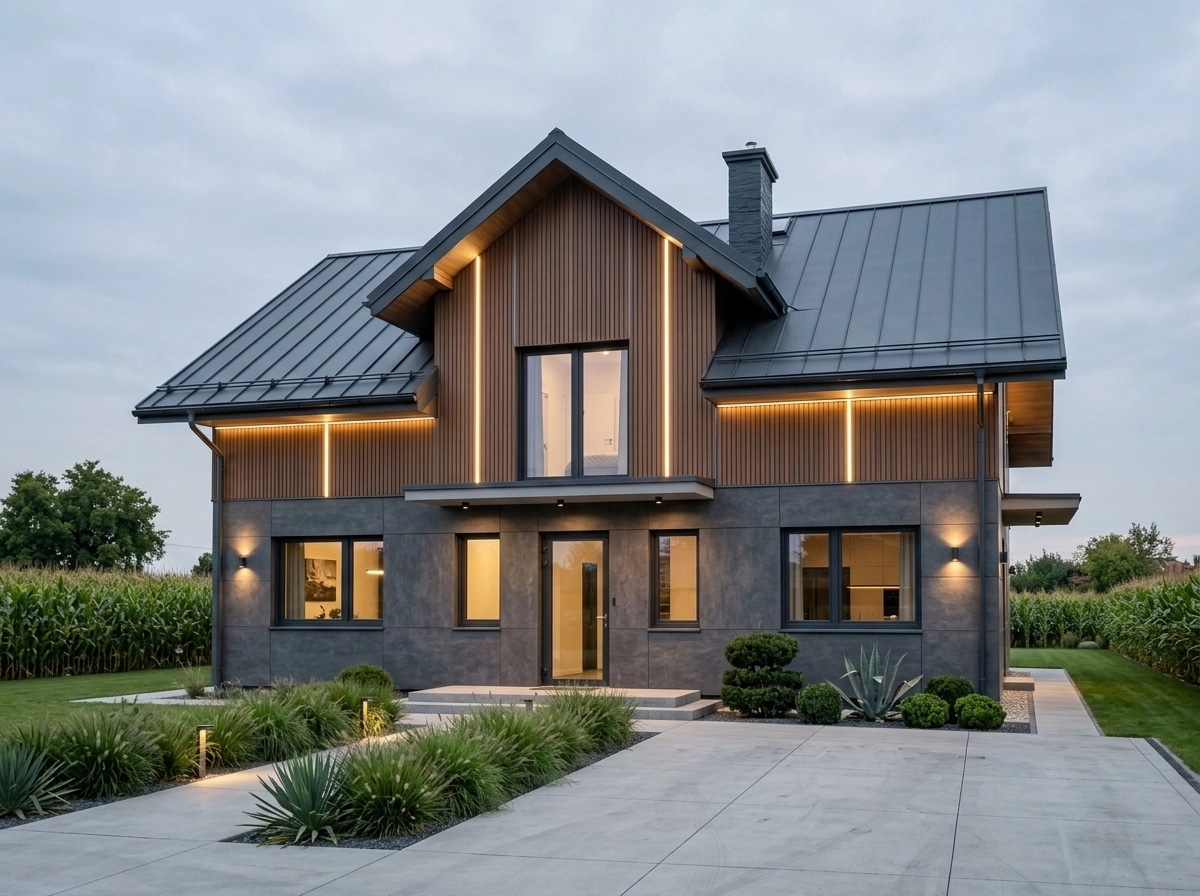 Contemporary Facade Facade design — facade photo by GenRoom AI