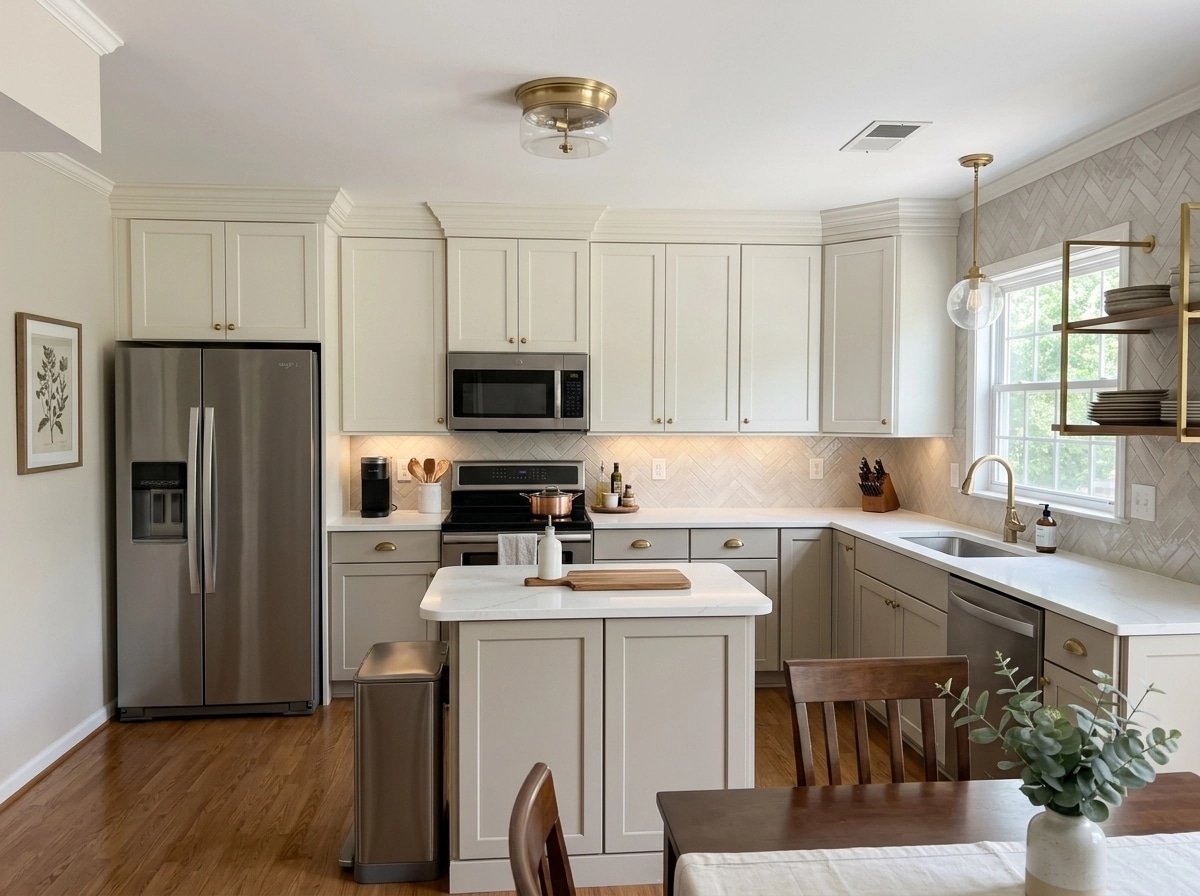 Interior design in Transitional style — Kitchen by GenRoom AI