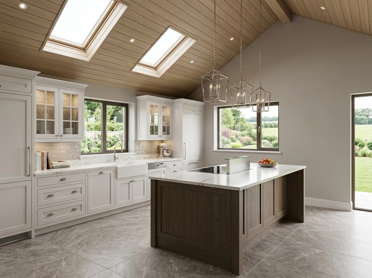 Interior design in Transitional style — Kitchen by GenRoom AI