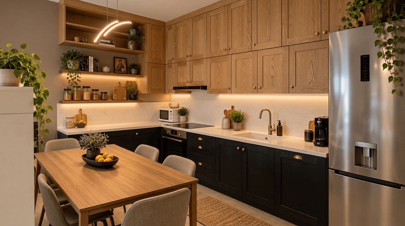 Contemporary Kitchen design — interior photo by GenRoom AI