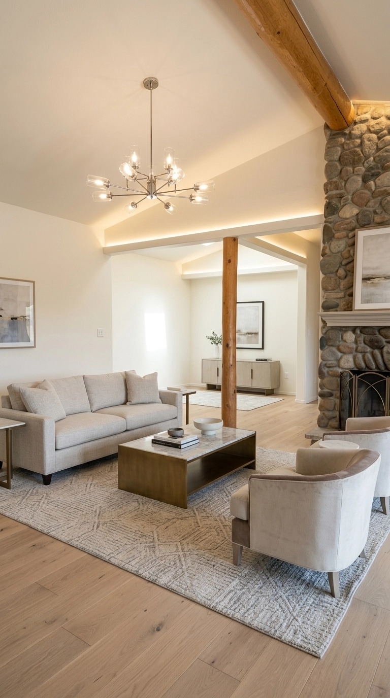 Interior design in Transitional style — Living Room by GenRoom AI