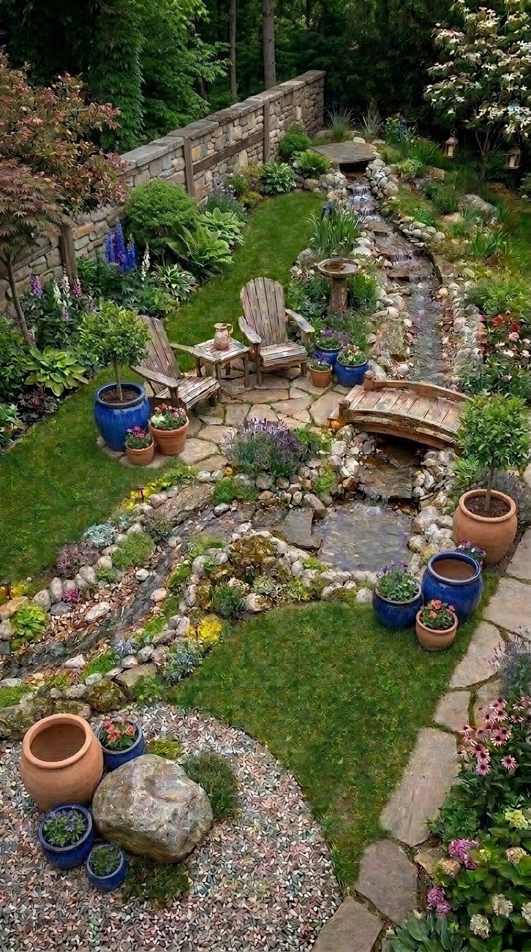 Country Rustic Garden Yard design — yard photo by GenRoom AI
