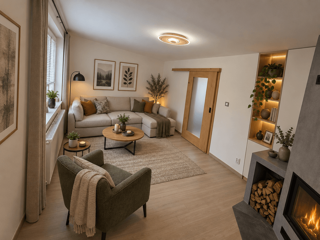 Interior design in Contemporary style — Living Room by GenRoom AI