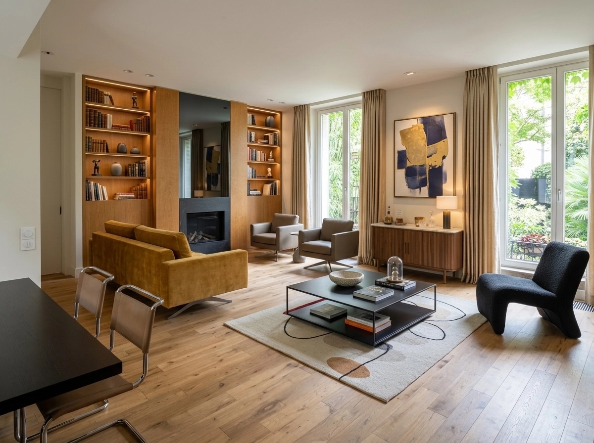 Interior design in Contemporary style — Living Room by GenRoom AI