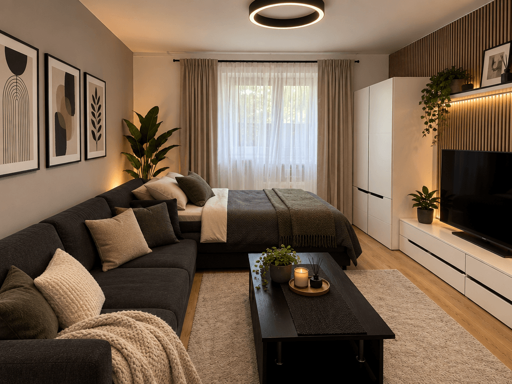 Minimalism Bedroom design — interior photo by GenRoom AI