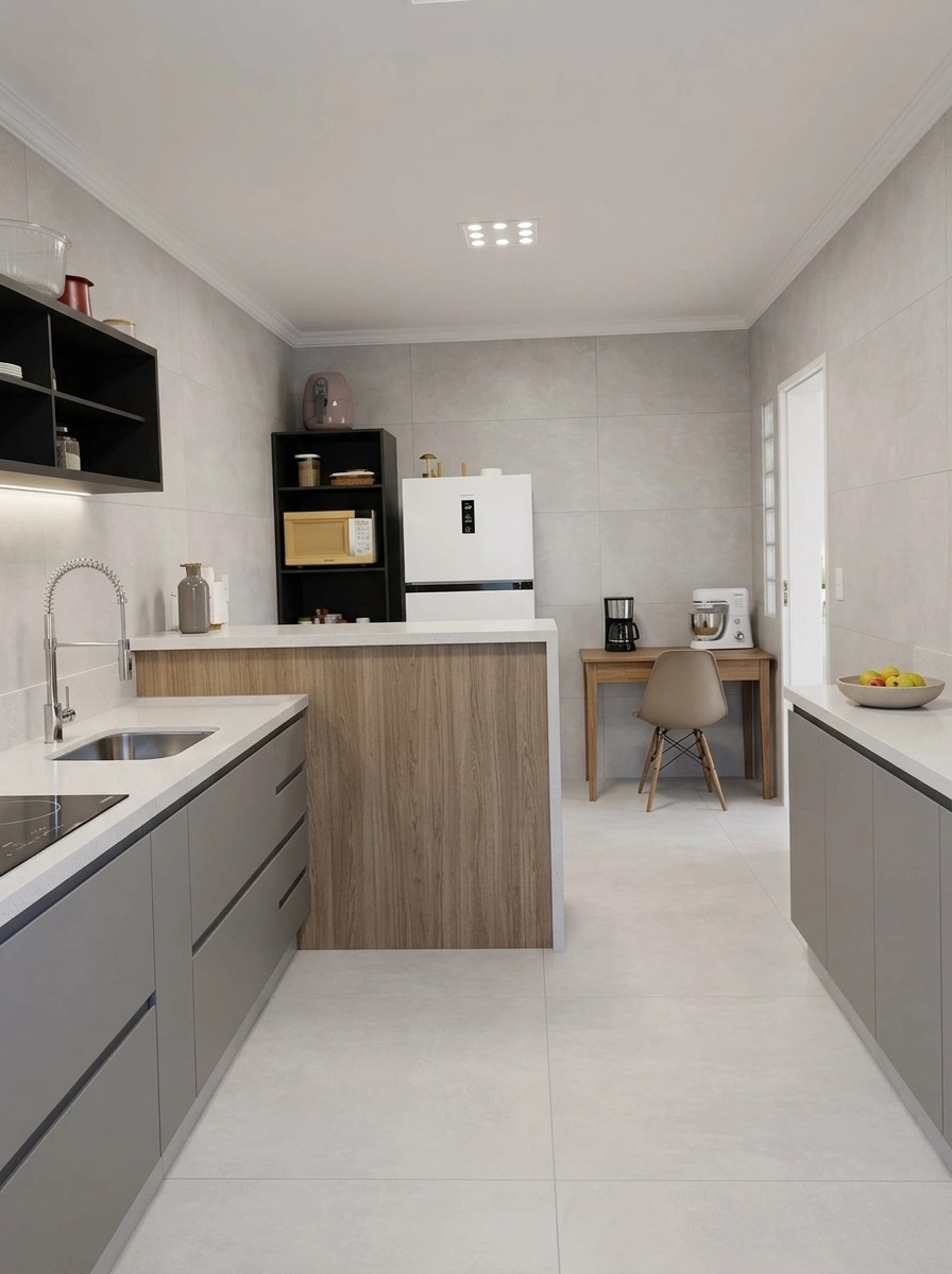 Kitchen interior in no_style style — photo by GenRoom AI