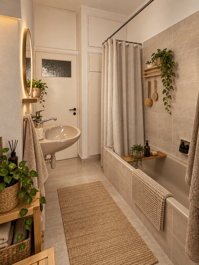 Contemporary Bathroom design — interior photo by GenRoom AI
