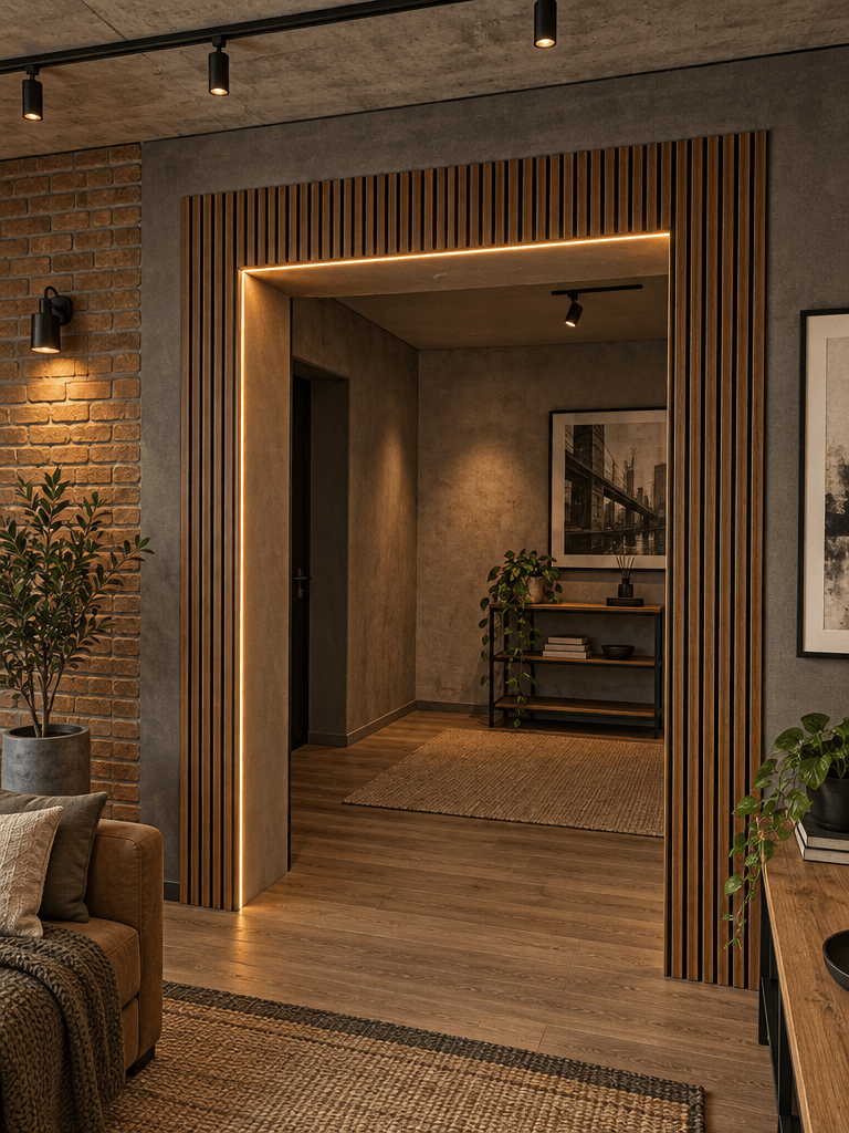 Interior design in Loft / Industrial style — Living Room by GenRoom AI