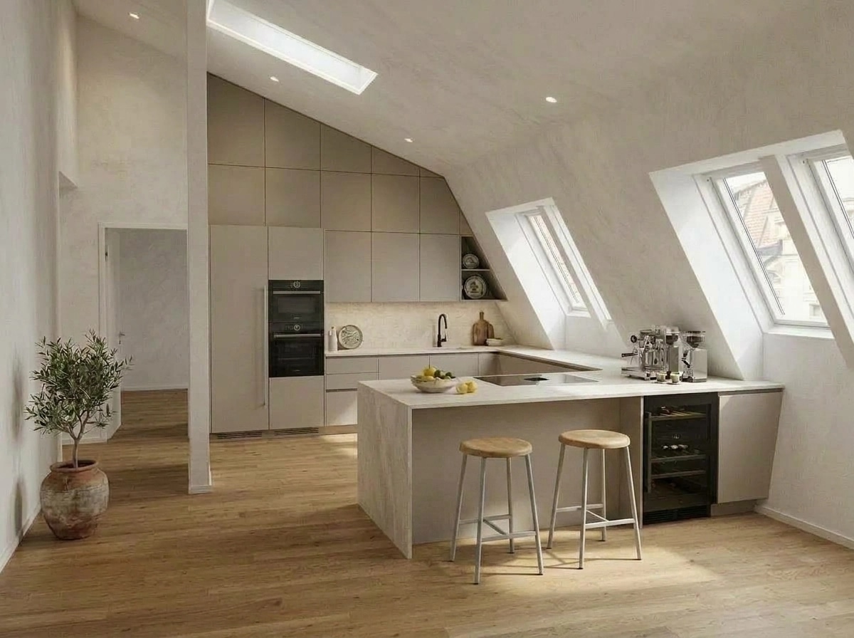 Mediterranean Kitchen design — interior photo by GenRoom AI