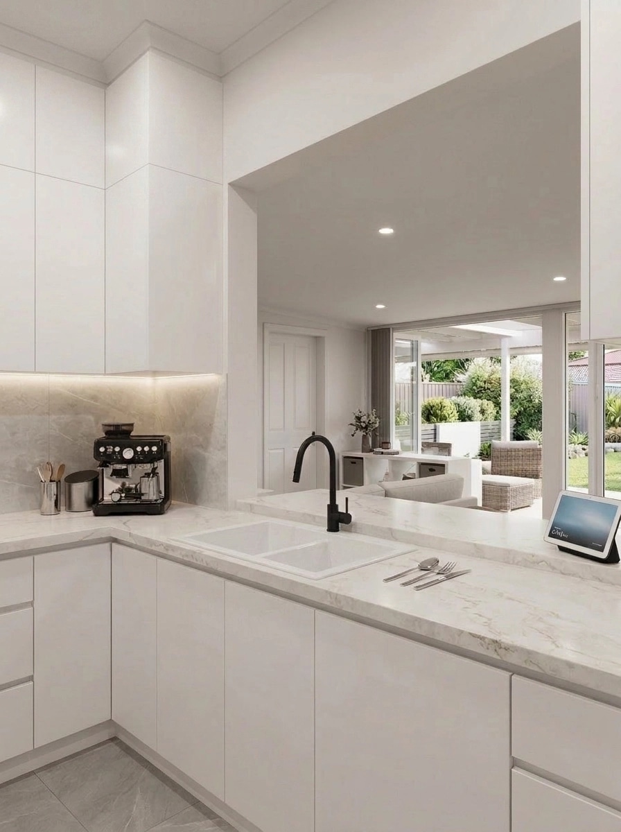 Interior design in Contemporary style — Kitchen by GenRoom AI
