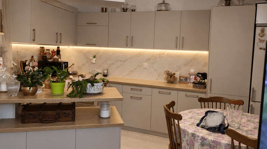 Interior design in Contemporary style — Kitchen by GenRoom AI