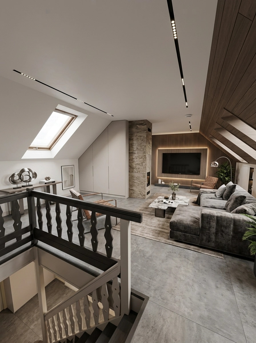 Interior design in Contemporary style — Living Room by GenRoom AI