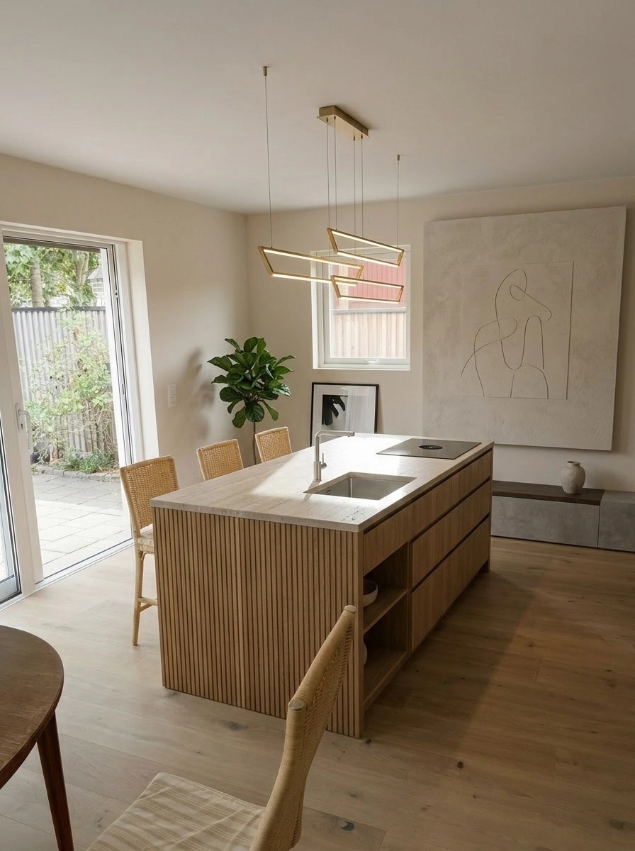 Interior design in Minimalism style — Living Room by GenRoom AI