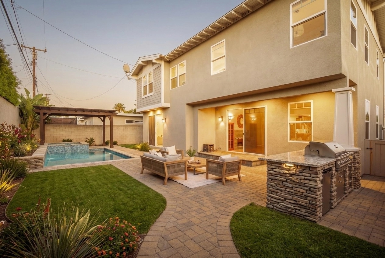 Yard design in no_style style — photo by GenRoom AI