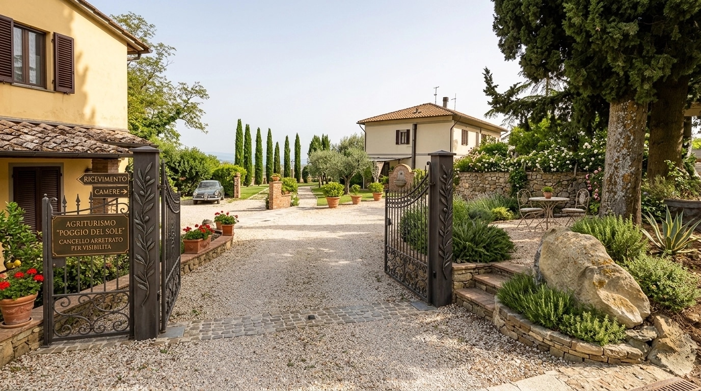 Landscape design in Mediterranean Yard style — Yard by GenRoom AI