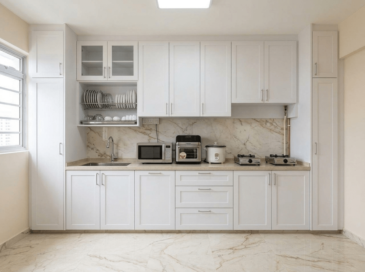 Kitchen interior in no_style style — photo by GenRoom AI