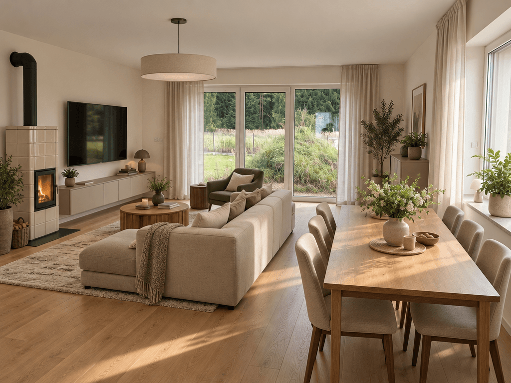 Interior design in Contemporary style — Living Room by GenRoom AI