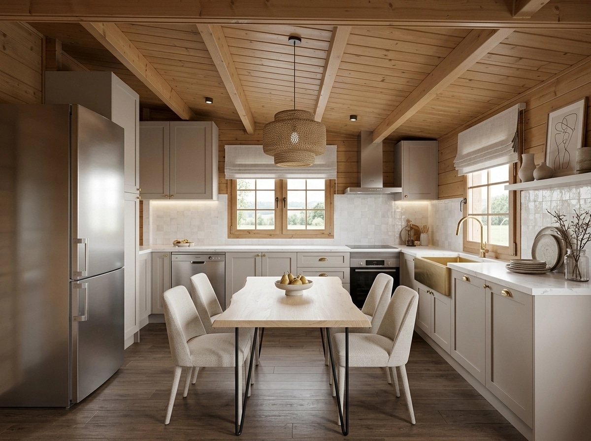 Modern Farmhouse Kitchen design — interior photo by GenRoom AI