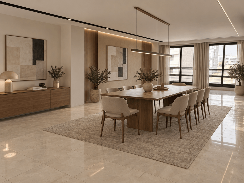 Interior design in Minimalism style — dining_room by GenRoom AI