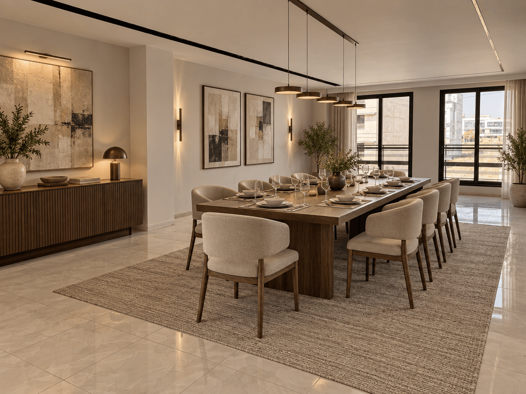 Interior design in Contemporary style — dining_room by GenRoom AI