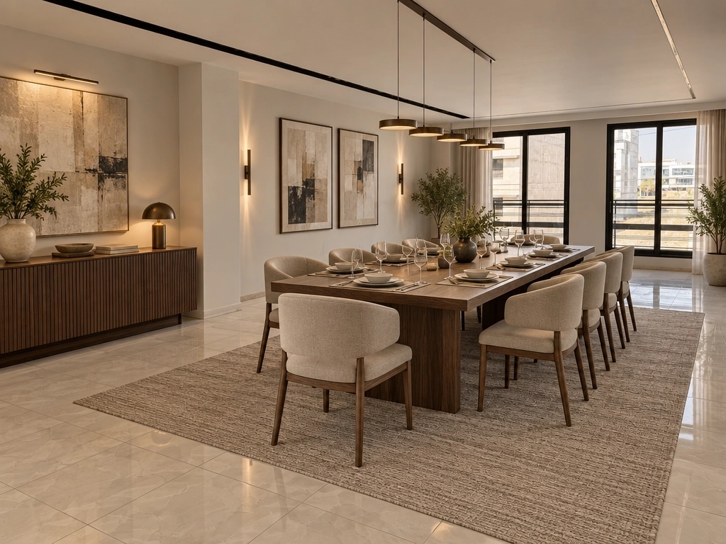 Interior design in Contemporary style — dining_room by GenRoom AI