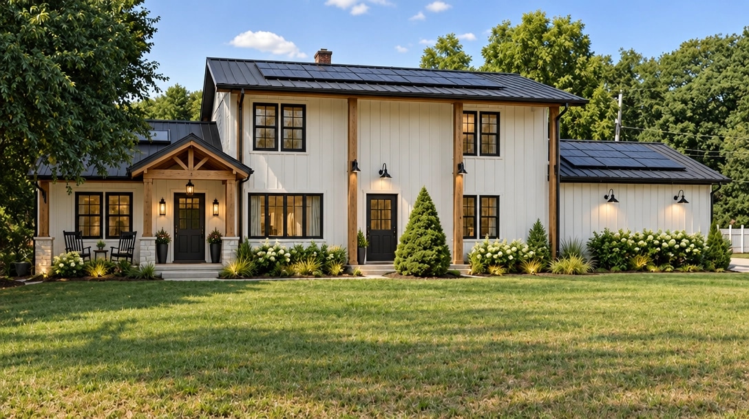 Facade design in Barnhouse Facade style — Facade by GenRoom AI