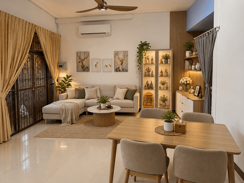 Interior design in Contemporary style — Living Room by GenRoom AI