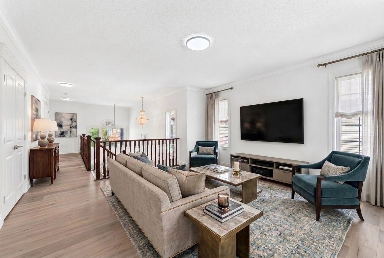 Transitional Living Room design — interior photo by GenRoom AI