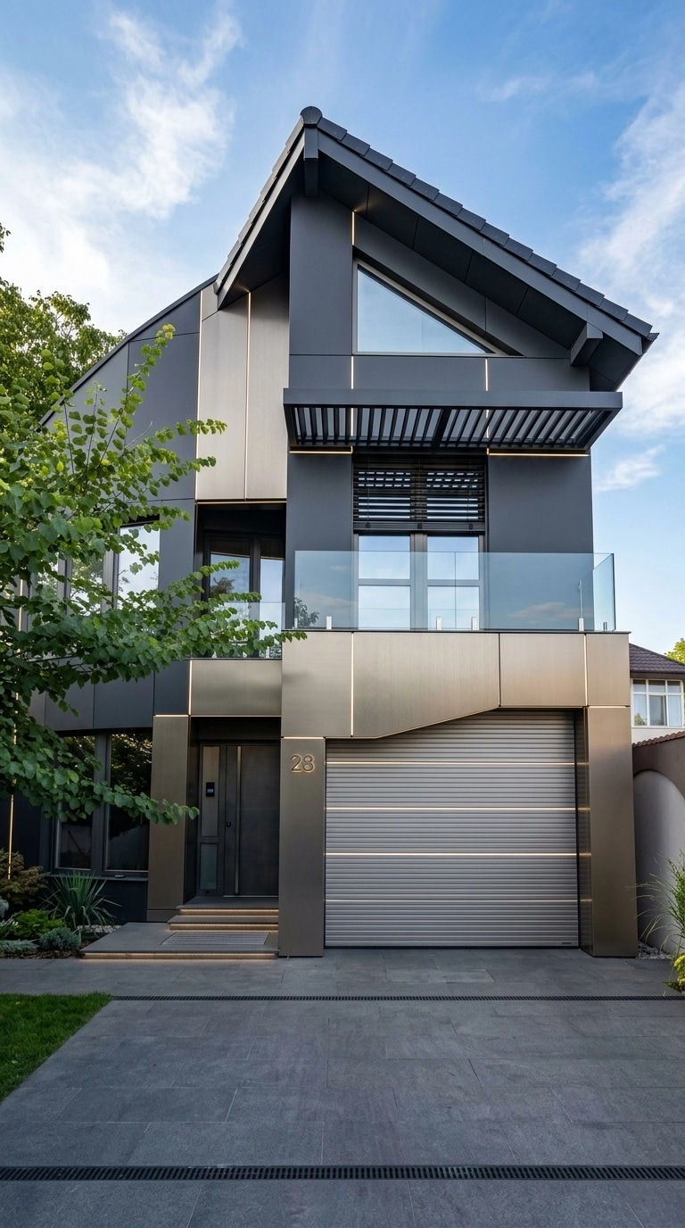 Hi-Tech Facade Façade design — facade photo by GenRoom AI
