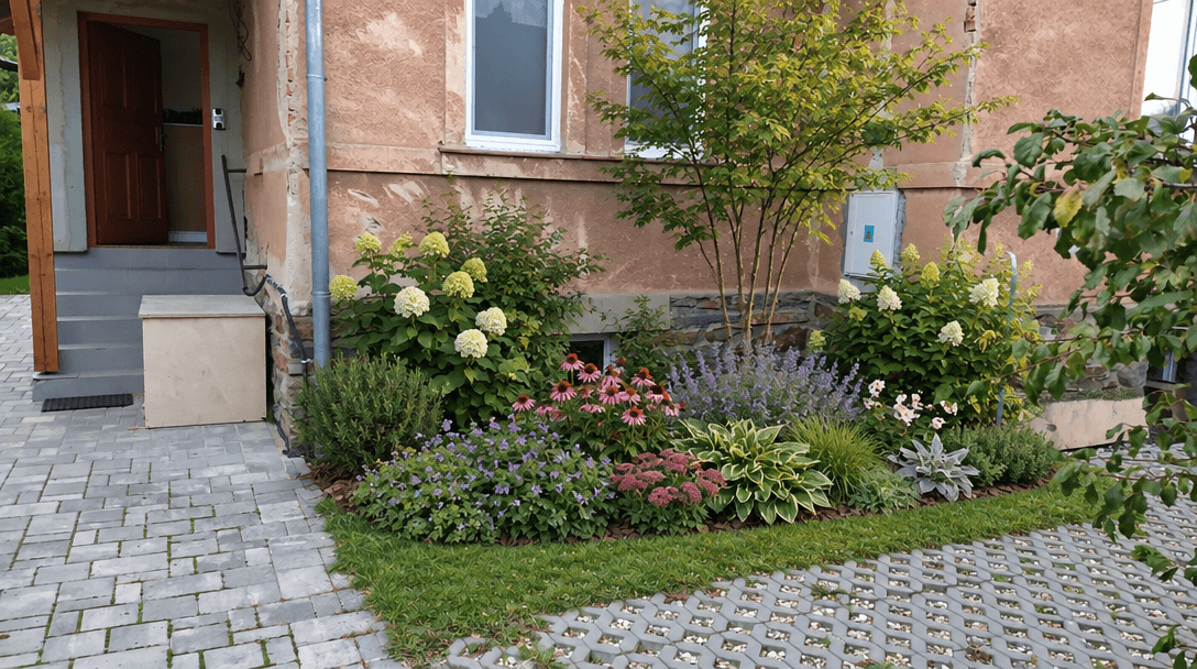 Landscape design in Eco Natural Garden style — Yard by GenRoom AI