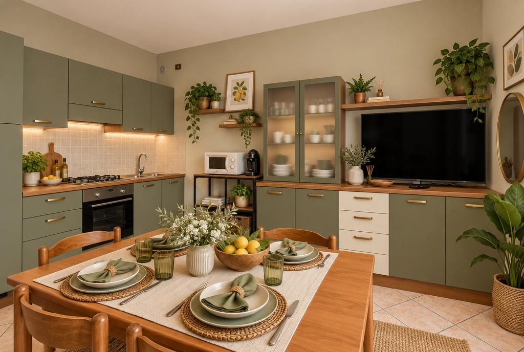 Contemporary Kitchen design — interior photo by GenRoom AI