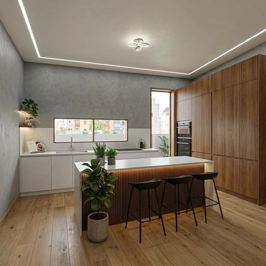Contemporary Kitchen design — interior photo by GenRoom AI