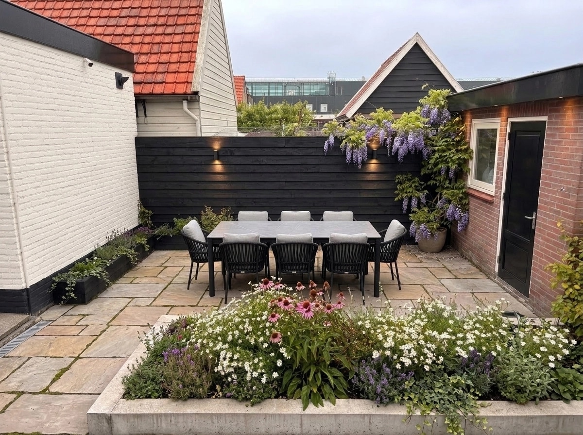 Country Rustic Garden Yard design — yard photo by GenRoom AI