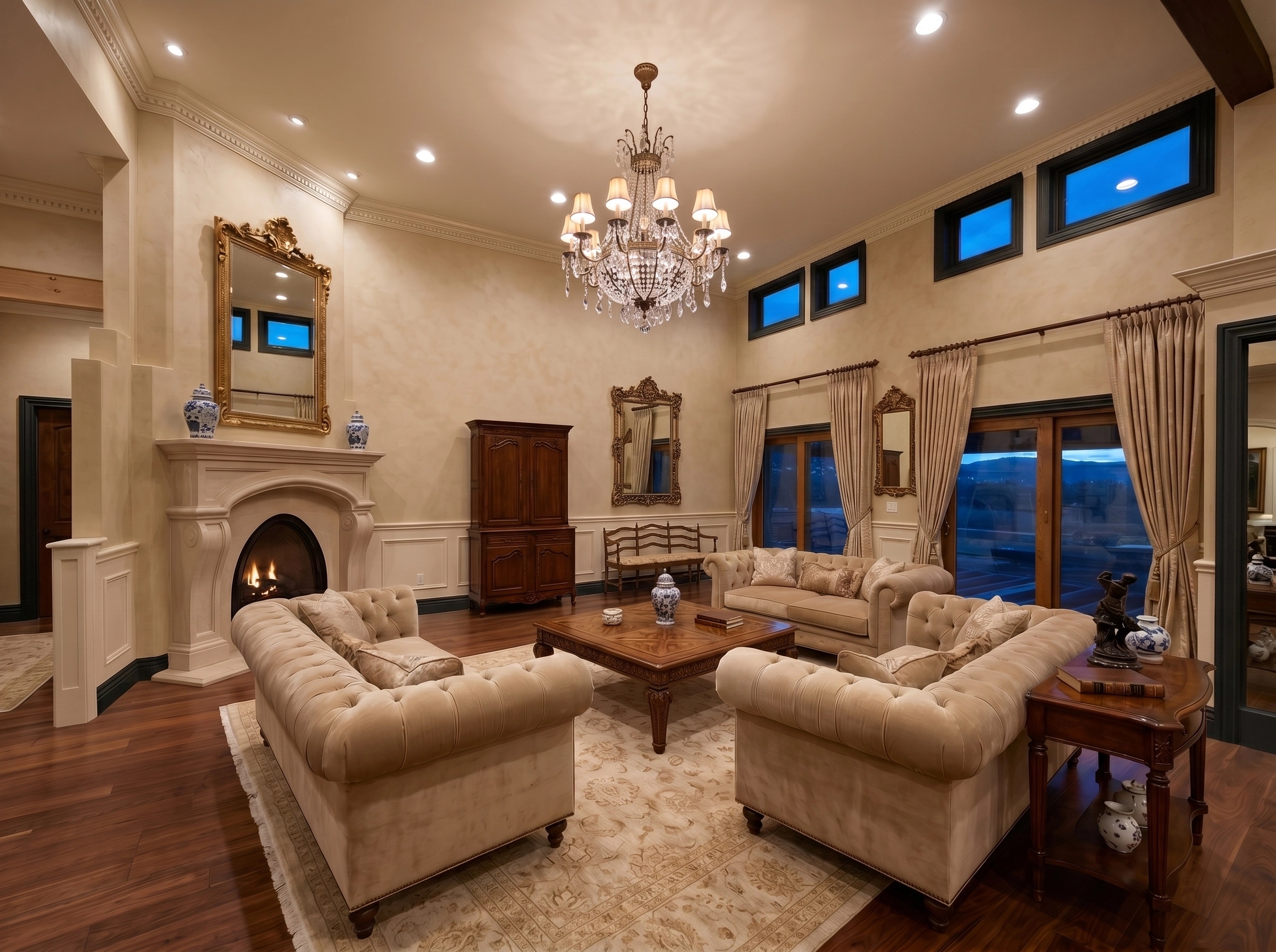 Modern Farmhouse Living Room design — interior photo by GenRoom AI