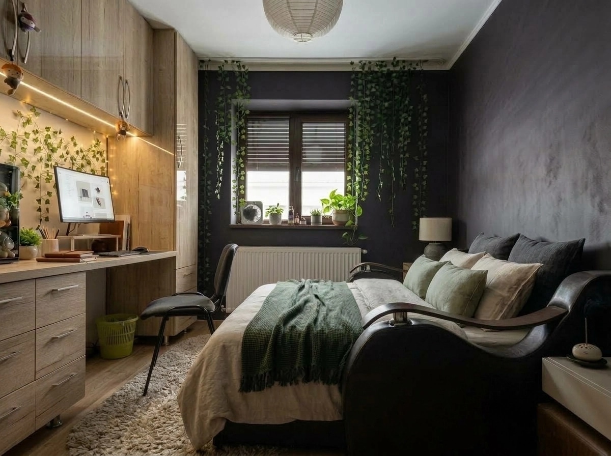 Japandi Bedroom design — interior photo by GenRoom AI