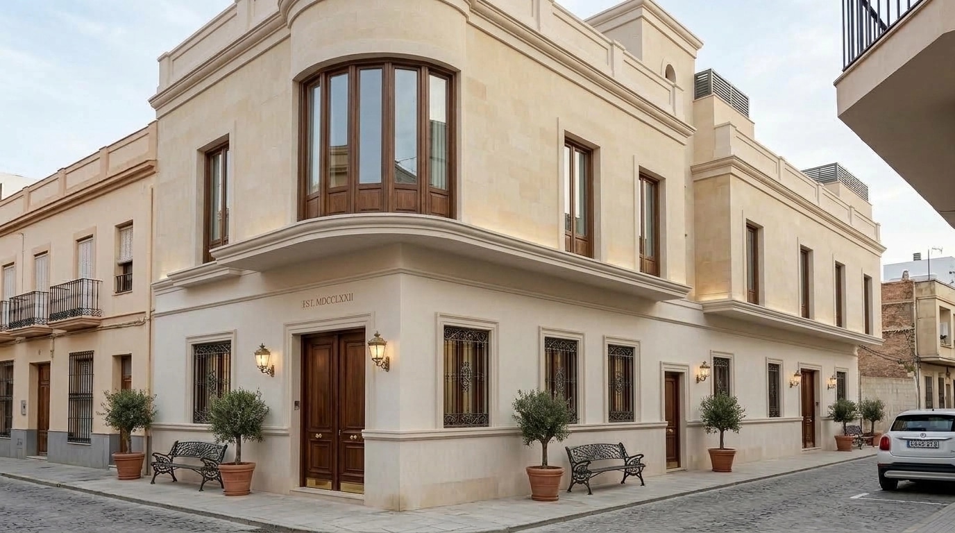 Facade design in Neoclassic Facade style — Facade by GenRoom AI