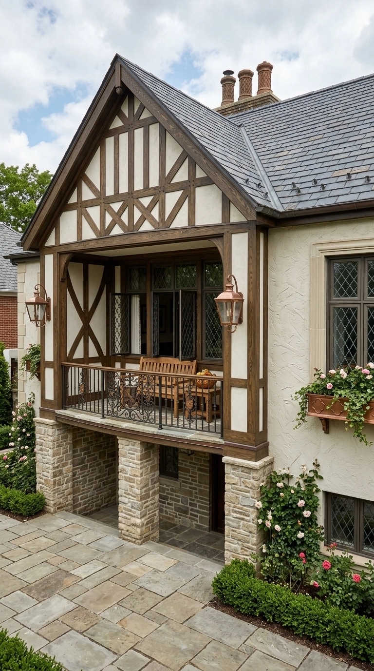 Facade design in Tudor Facade style — Facade by GenRoom AI
