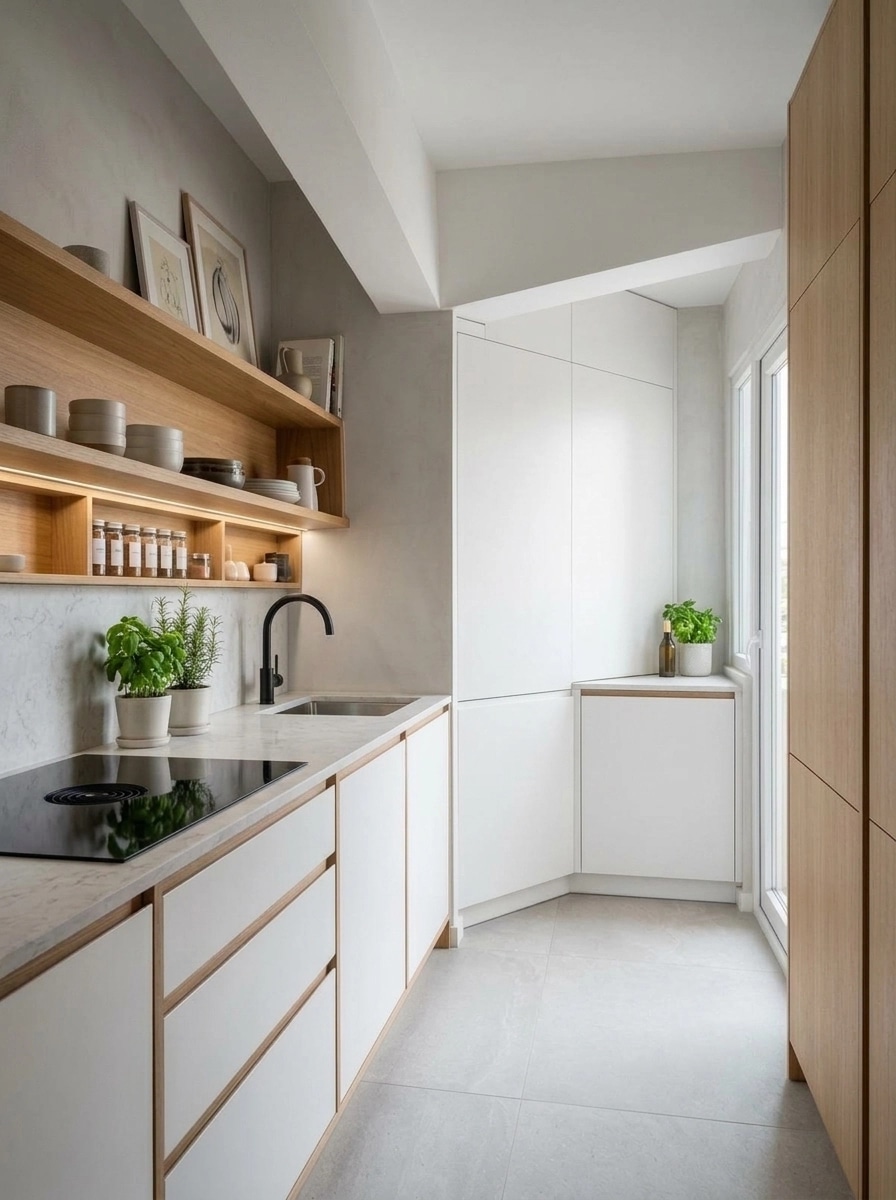 Scandinavian Kitchen design — interior photo by GenRoom AI
