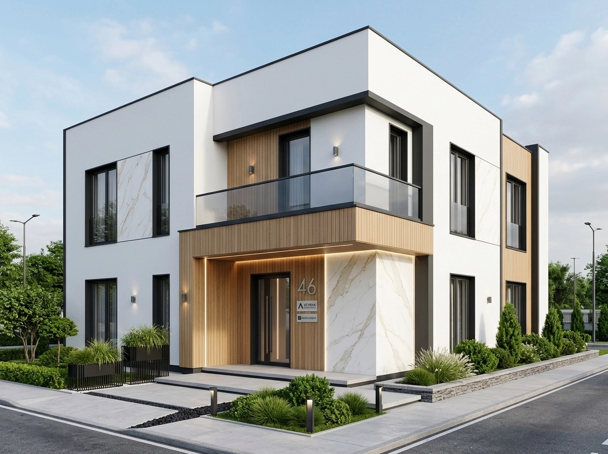 Contemporary Facade Facade design — facade photo by GenRoom AI